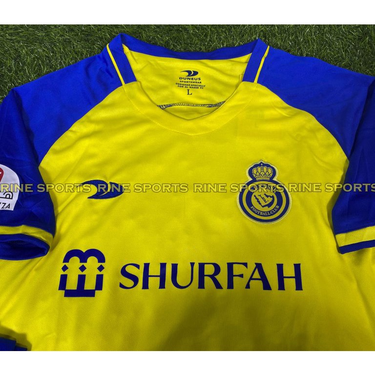 Bộ áo bóng đá ALNASSR xuông Super hàng thailand 2022-2023 Giống thi đấu