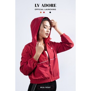 Áo khoác gió nữ 2 lớp livan sport adore cao cấp