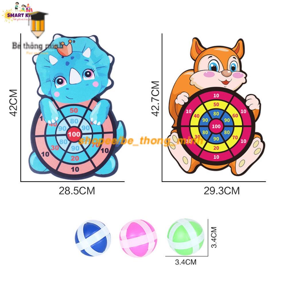Đồ Chơi Phi Tiêu Bóng Dính Cho Bé, Trò Chơi Ném Bóng Gai Tự Dính tính điểm - đồ chơi trong nhà