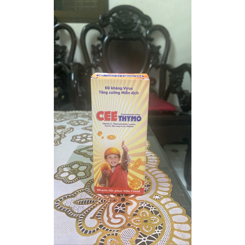 Siro TĂNG ĐỀ KHÁNG CEE THYMO - PHÒNG TAY CHÂN MIỆNG cho Bé