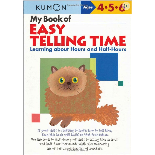Sách- My Book Of Telling Time: Learning About Minutes + Learning About Hours and Half-Hours (Kumon Workbooks)