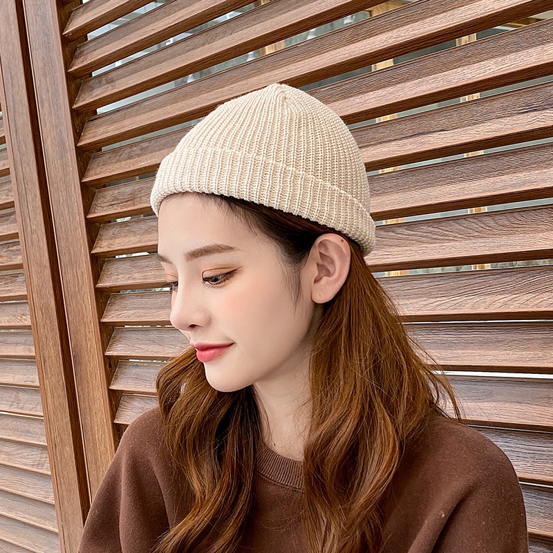 Mũ Len Nam Nữ Dáng Ngắn Tròn Color Dày Dặn P2255