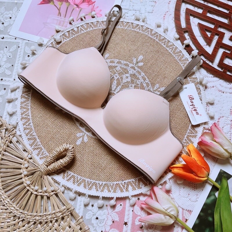 Áo lót su non đệm vừa 2CM không gọng, áo lót nâng ngực tạo khe thần thánh