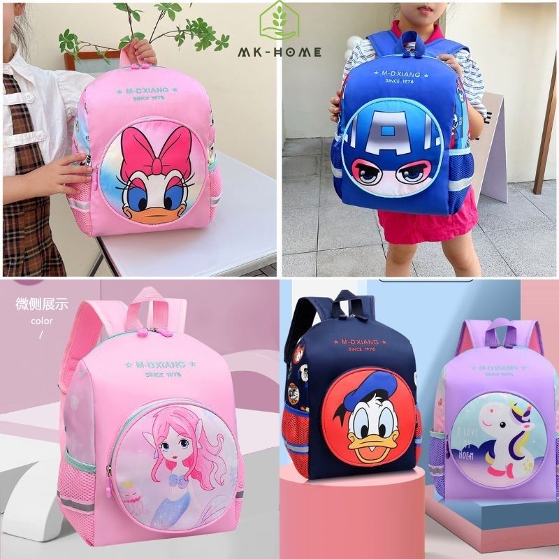 Balo trẻ em, ba lô đi học mẫu giáo mầm non siêu nhẹ Ngựa pony Công chúa Sư tử Caption Kỳ lân Unicorn