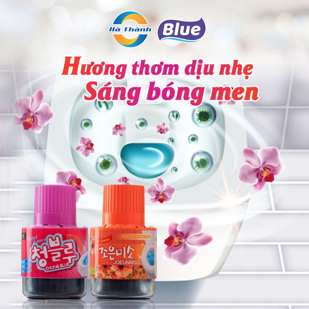 Cốc Thả Bồn Cầu Chung Blue - Joeunmiso chính hãng Hanvit Hàn Quốc