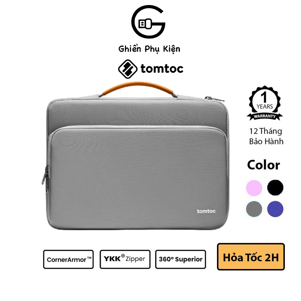 Túi Xách Chống Sốc Tomtoc USA Briefcase Dành Cho Macbook Air/Pro M1/M2 13/14/15/16inch