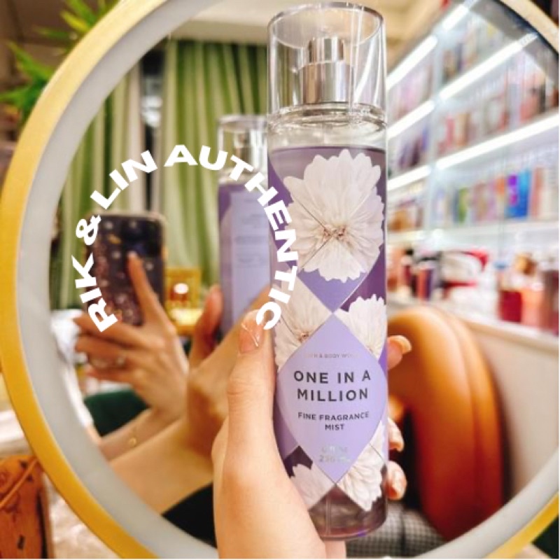 Auth _ Full Size ONE IN A MILLION XỊT THƠM BODY MIST & BODY CREAM DƯỠNG THỂ BATH & BODY WORKS USA
