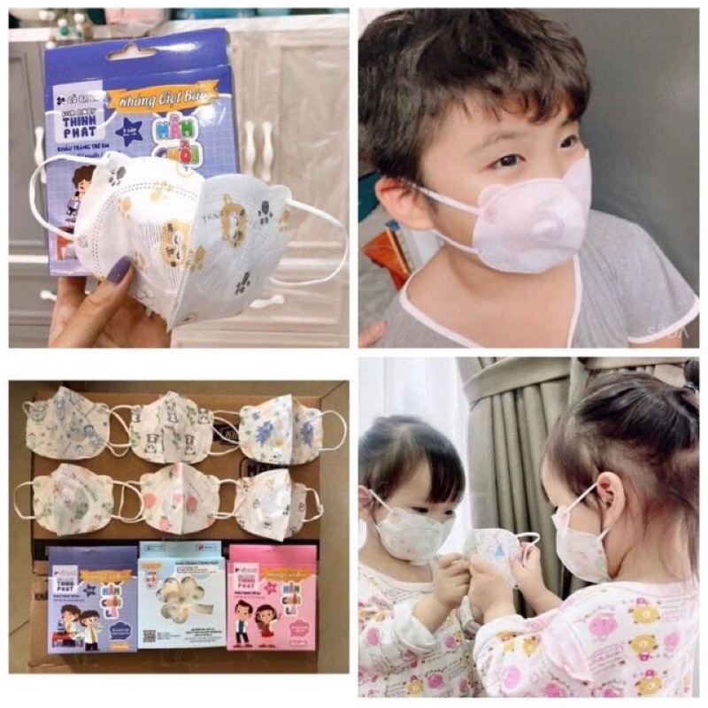 Khẩu trang trẻ em mầm chồi lá (KT01)