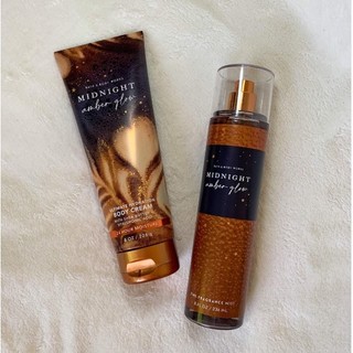 ✨ Xịt thơm Body Mist 𝐁𝐚𝐭𝐡 𝐀𝐧𝐝 𝐁𝐨𝐝𝐲 𝐖𝐨𝐫𝐤𝐬 𝐌𝐢𝐝𝐧𝐢𝐠𝐡𝐭 𝐀𝐦𝐛𝐞𝐫 𝐆𝐥𝐨𝐰
