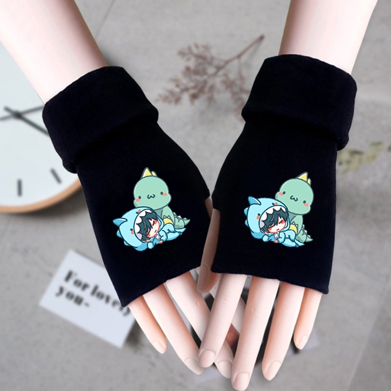 Găng tay len BLUE LOCK thời trang cá tính anime chibi ấm áp