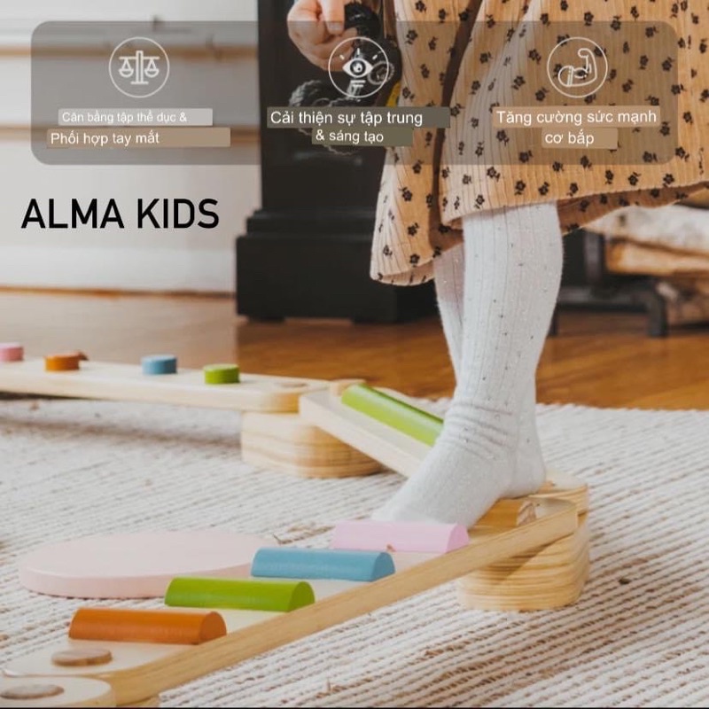 Chùm Cân Bằng - Balance Beam Kids - Balance Board