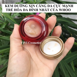 Mini 10ml_kem whoo đỏ chống nhăn tuyệt vời, nâng cơ da xịn nhất, cao cấp nhất của whoo