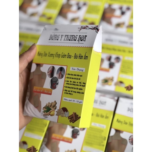 - HỘP CAO DÁN XƯƠNG KHỚP HÀN ẨM LOẠI 1 , XUA TAN ĐAU XƯƠNG KHỚP , ĐAU MỎI VAI GÁY