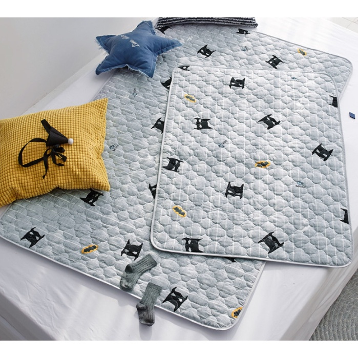 Thảm chống thấm cotton organic Prielle /thảm em bé /miếng lót em bé/ Made in Korea