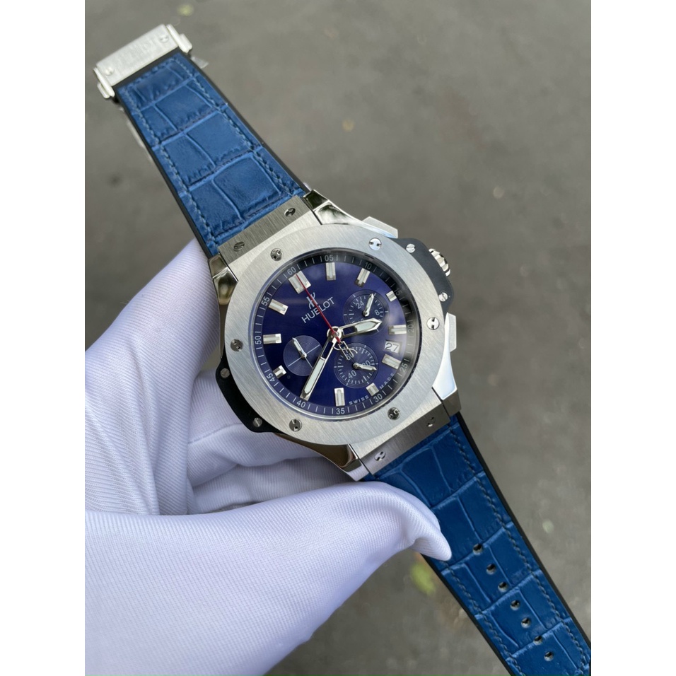 Đồng hồ nam Hublot BigBang 43mm máy quartz, chạy full kim, kim trôi