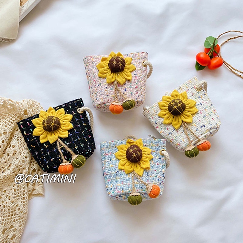 CATIMINI Túi Đeo Chéo Phong Cách Bohemian Thời Trang Cho Bé Gái