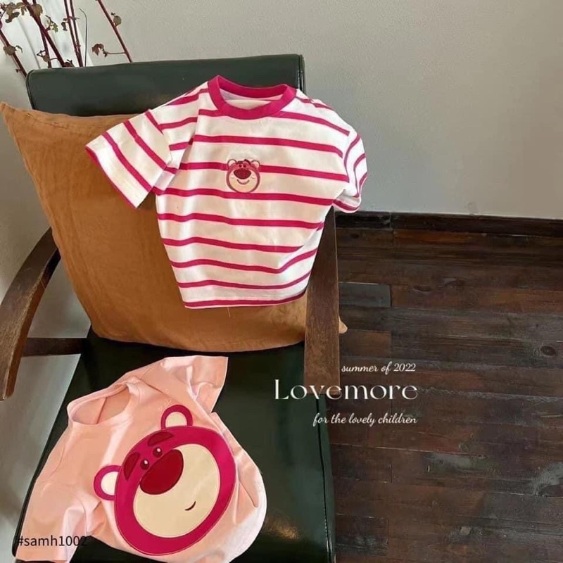 Áo phông gấu KID cotton hàng Quảng Châu