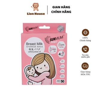 Túi trữ sữa Sunmum dung tích 100ml/150ml/250ml