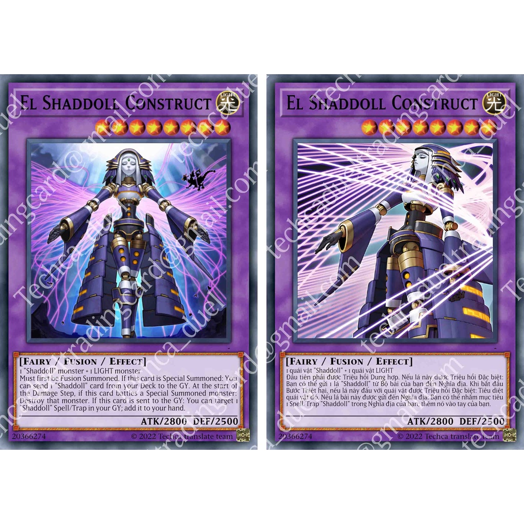 Bài In Tiếng Việt - Bộ bài Yugioh - Structure Deck - Shaddoll Showdown