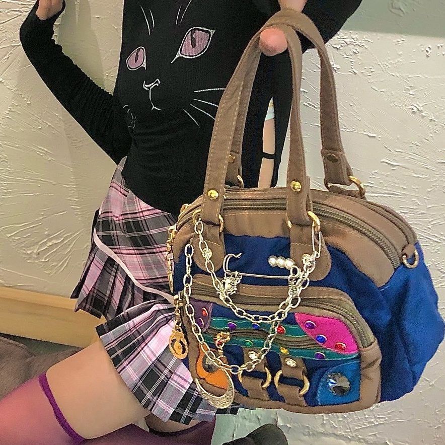 Túi Đeo Chéo Phong Cách retro vintage Cho Nữ Trung Niên