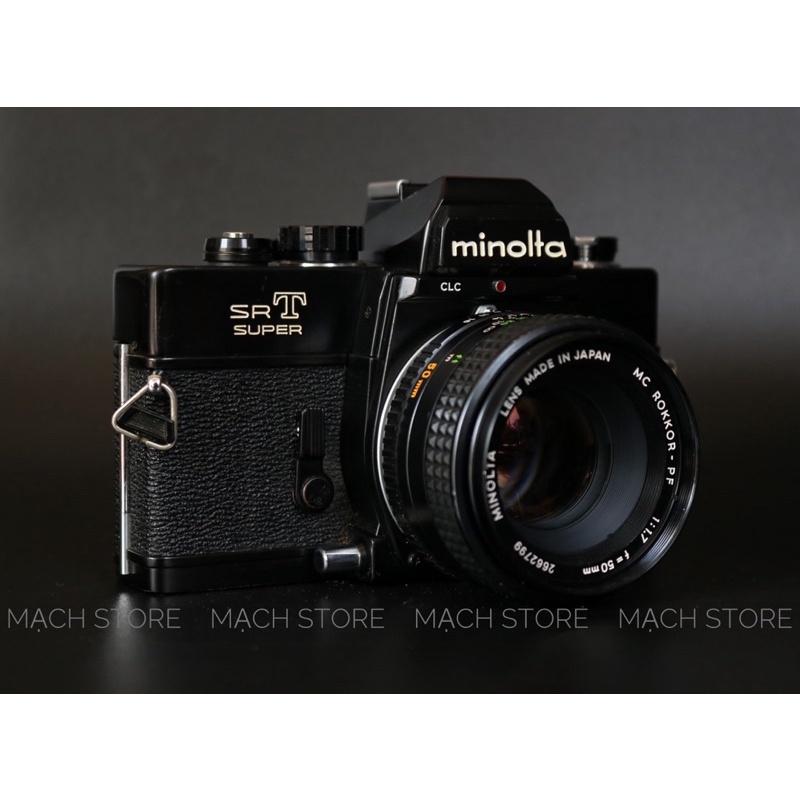 MÁY FILM MINOLTA SRT SUPER  + LENS MINOLTA