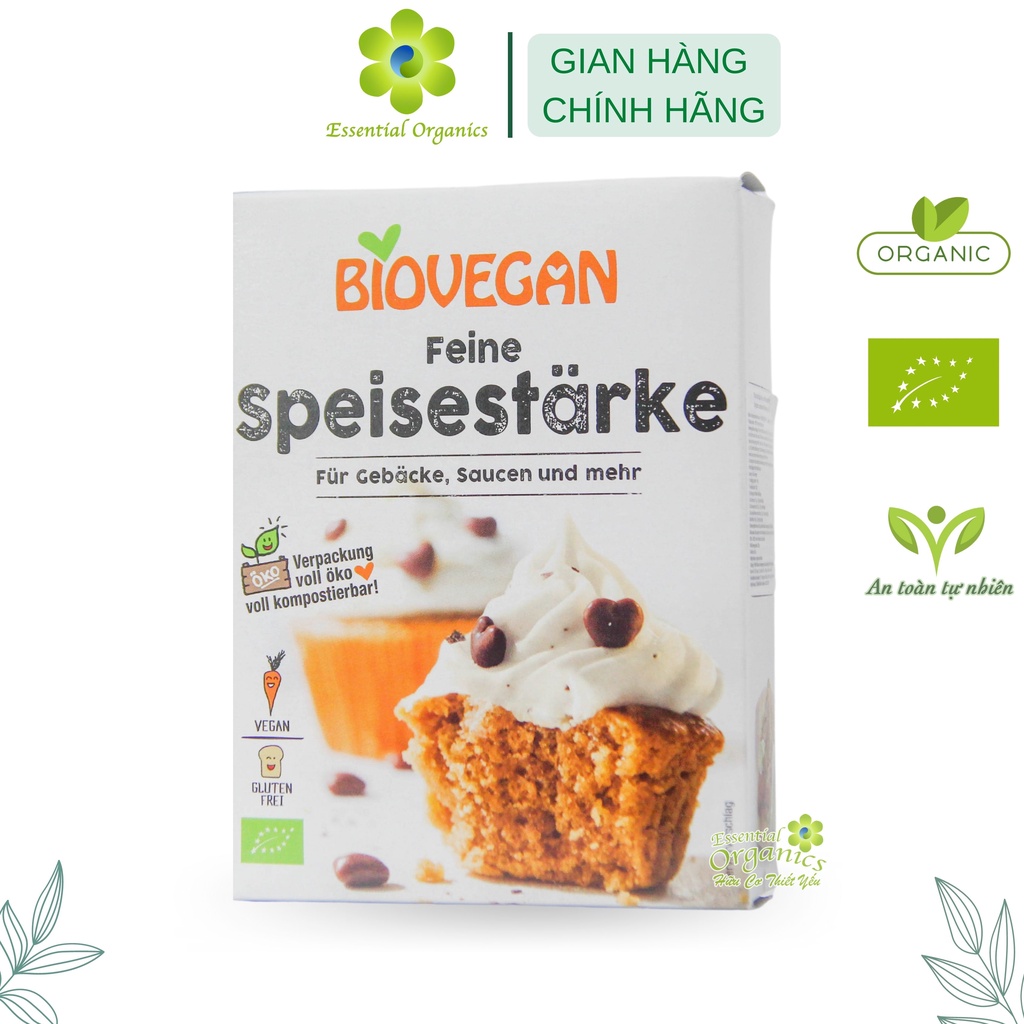 Tinh Bột Bắp Hữu Cơ Organic Corn Starch BioVegan 250g