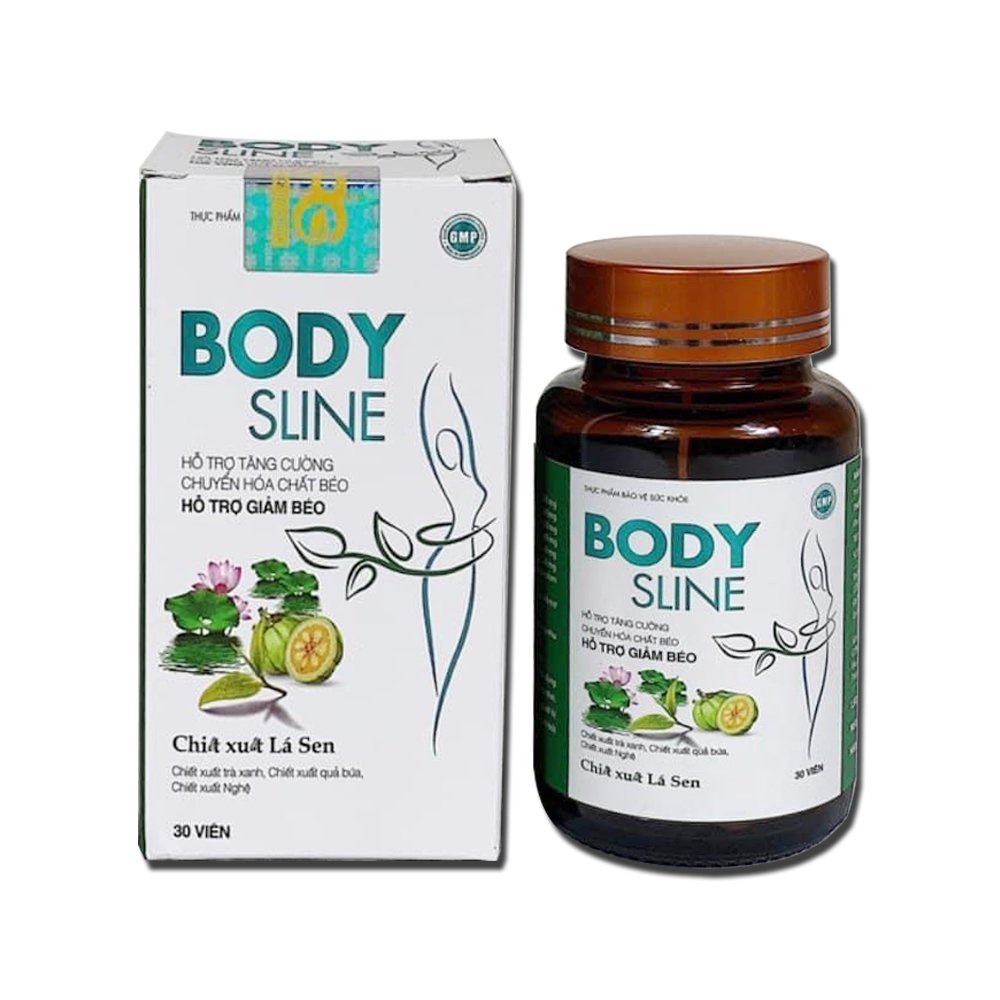 Viêm giảm cân thảo dược Body Sline chiết xuất lá sen, trà xanh