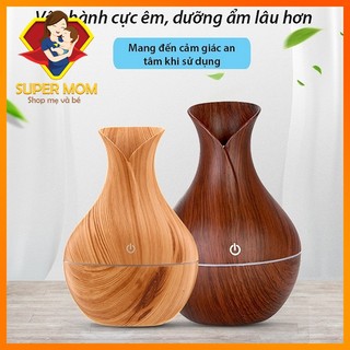 🔥XẢ KHO🔥 Máy Khuếch Tán Tinh Dầu hình lọ hoa, Máy Xông Tinh Dầu hoa Tulip, Máy Phun Sương 550ml