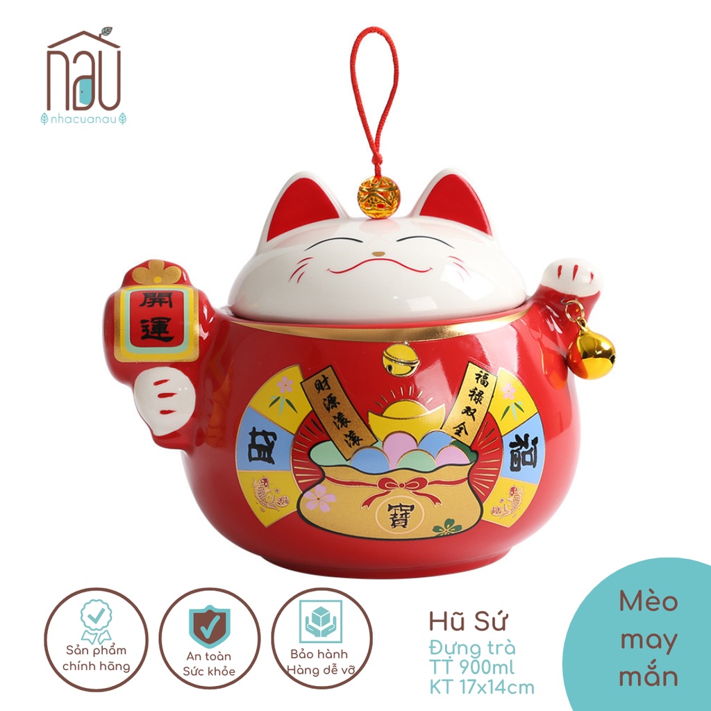 HŨ gốm sứ đựng trà khô, trà hoa, muối, gia vị,hạt cafe Dùng decor nhà cửa thêm xinh Quà tặng tân gia