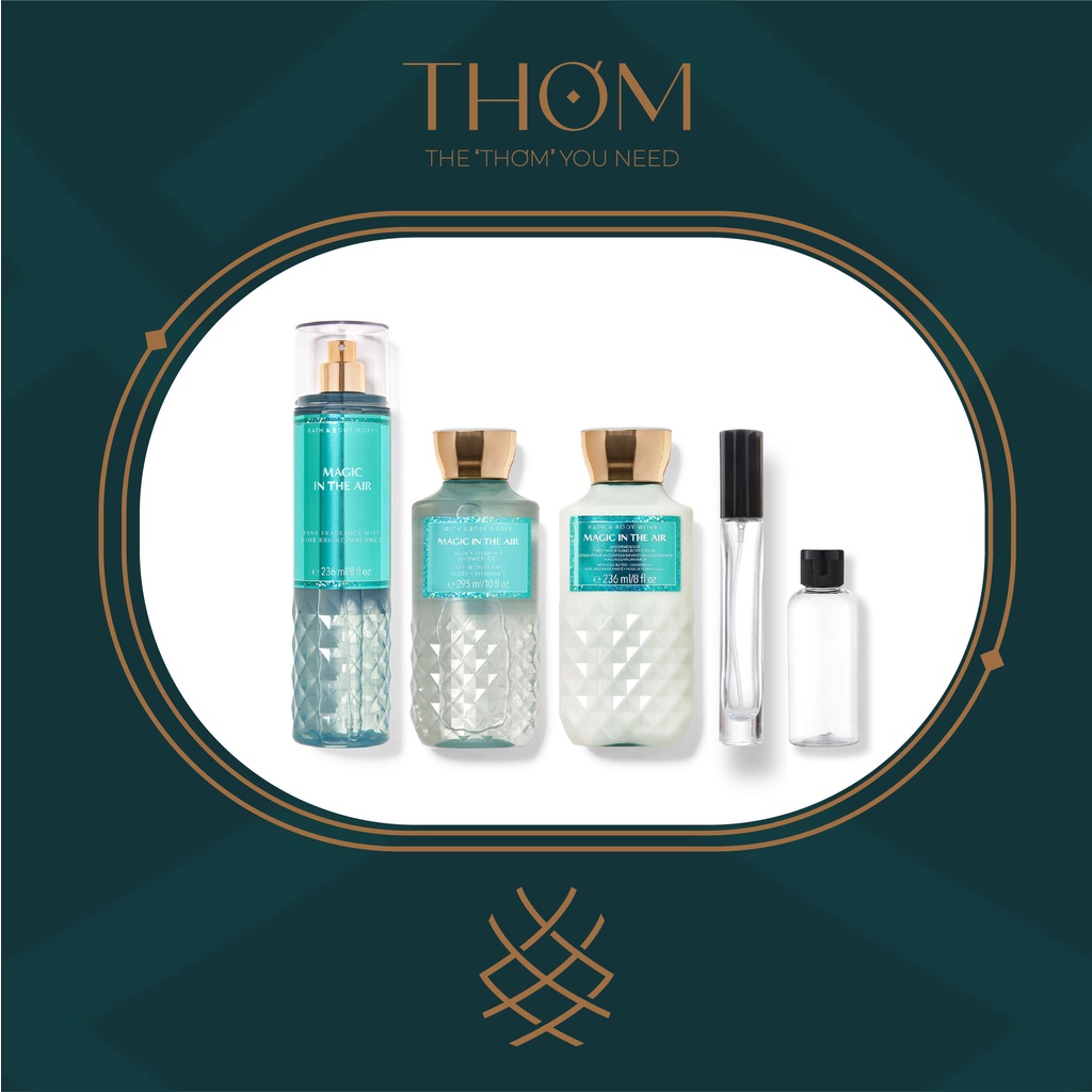 [5ML 10ML 33ML] MAGIC IN THE AIR | Sản Phẩm Tắm Dưỡng Xịt Thơm Toàn Thân Bath &amp; Body Works