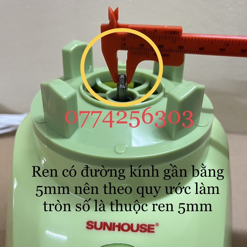 Bộ hoa khế, khớp nối máy xay 5mm Sunhouse SHD5112 SHD5111