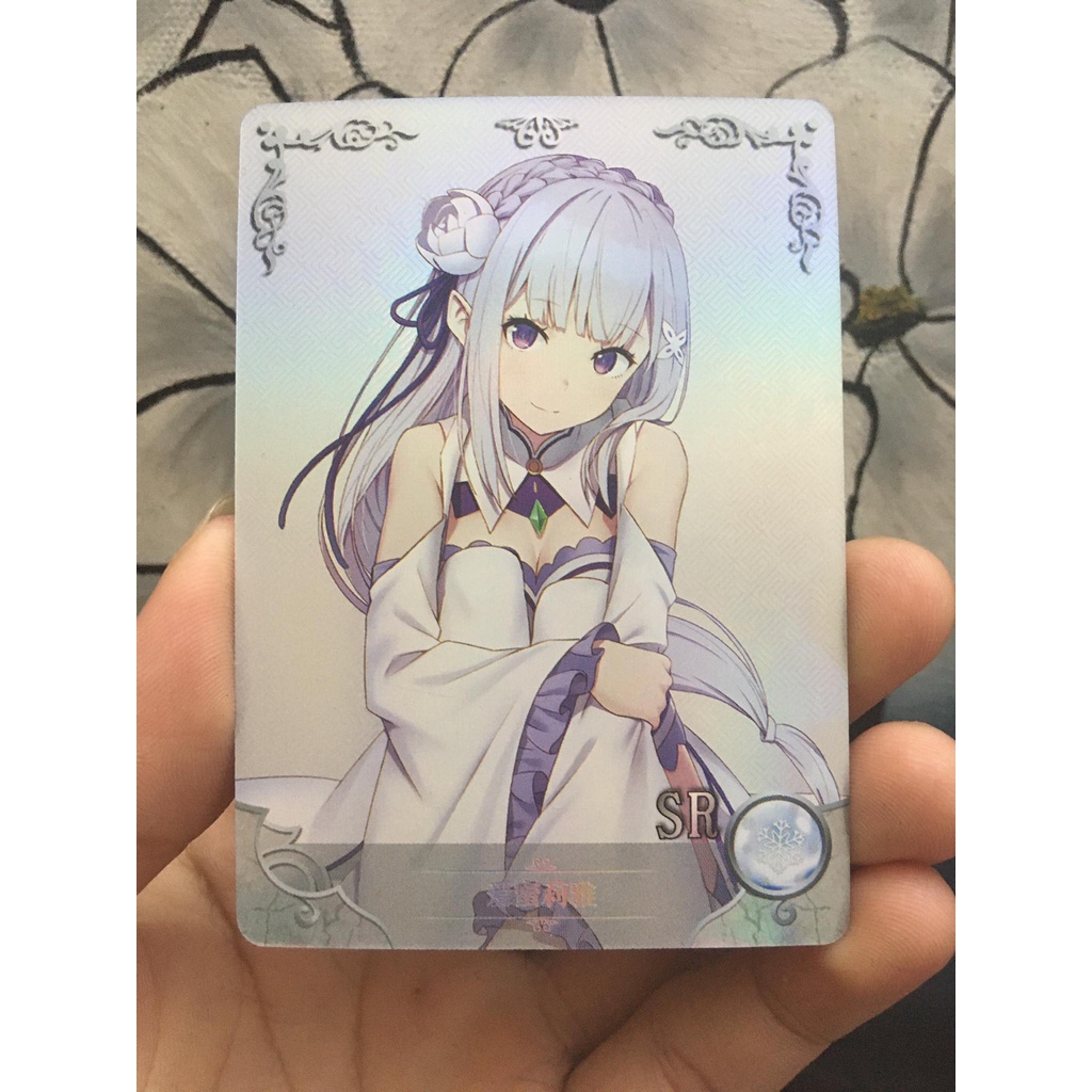 Thẻ bo góc nhân vật Emilia – Re:Zero