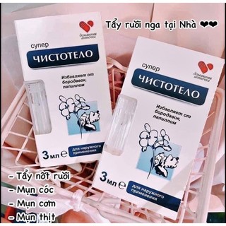 Tẩy nốt ruồi nga, mụn cóc, mụn thịt...