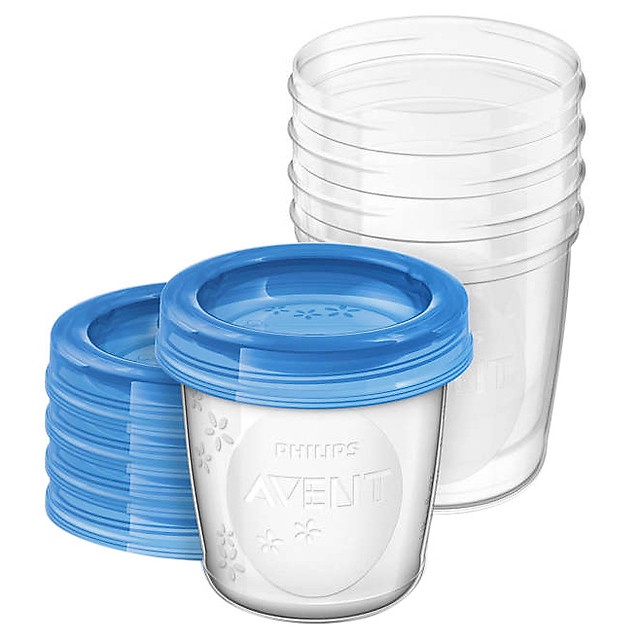Cốc Trữ Sữa VIA Philips Avent (5Ly -180ml) - SCF619/05 - Bao bì không đẹp