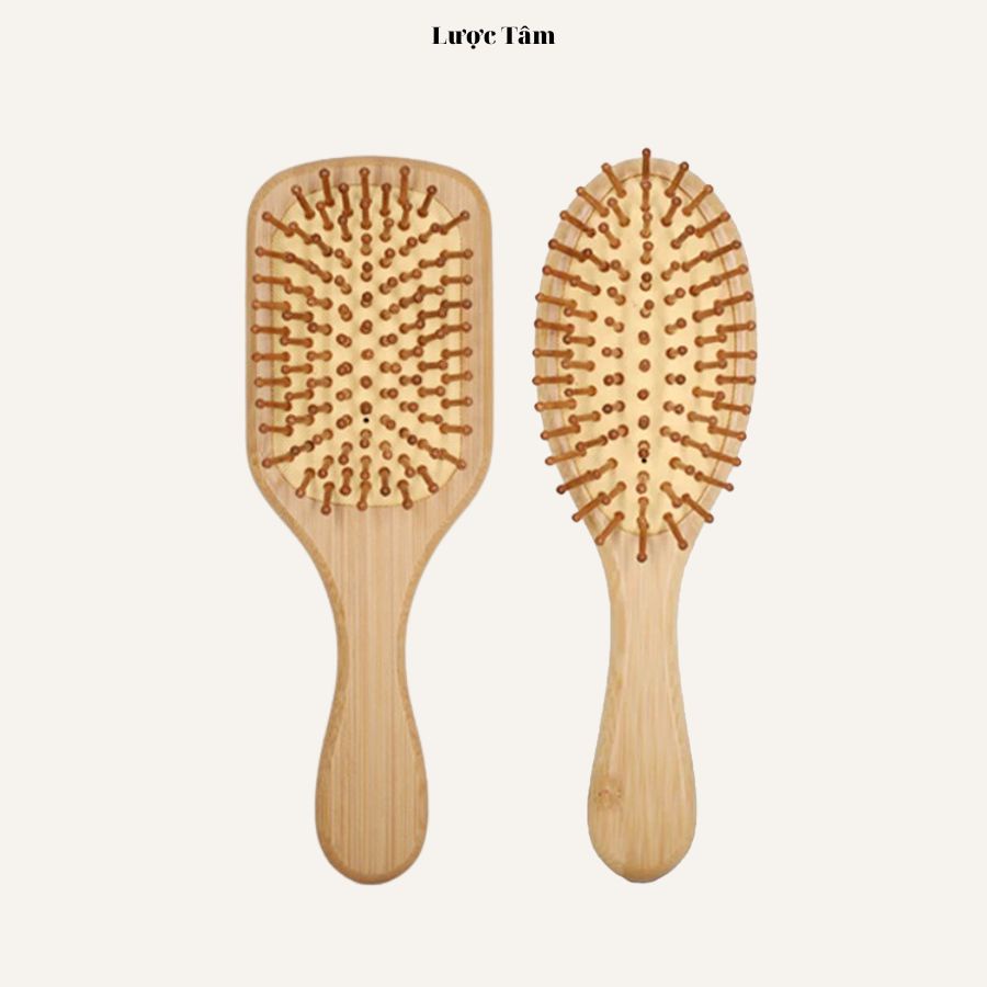 Lược chải tóc gỡ rối massage da đầu giúp tóc kích thích mọc tóc - Lược tâm