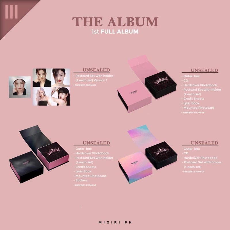 The album BlackPink 4 ver