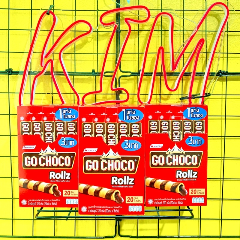 Bánh quế kem socola Go Choco Rollz 320g