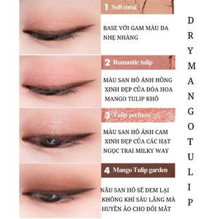 (CÓ VAT) Bảng Phấn Mắt 4 Ô ROMAND Better Than Eyes 6.5g