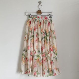 Chân váy hoa dập li SK136 LOLLIE STUDIO