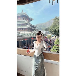 ÁO THUN TAY DÀI FROM ÔM TÔN DÁNG