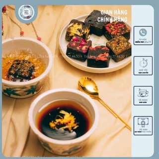 Trà hoa thảo mộc đường nâu dạng viên thanh nhiệt giải độc, dưỡng nhan - trà hoa viên