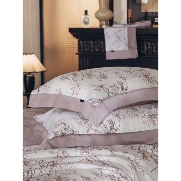 Chăn ga gối tencel hoa Freemonde cao cấp