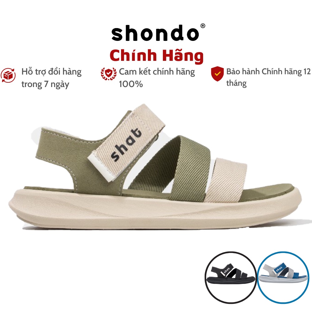 Giày Sandal Nữ Nam SHONDO SHAT2 5 Màu - Đế Phylon Siêu Nhẹ, Thấm Hút Mồ Hôi Cực Tốt