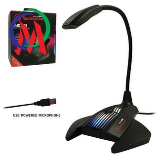 Micro hội nghi Mic 01 cổng USB có đèn Led RGB học online hội họp trực tuyến