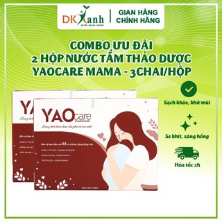 Combo 2 hộp Xông tắm sau sinh Yaocare Mama - DK Pharma, 2 hộp / 6 chai (chai250ml)