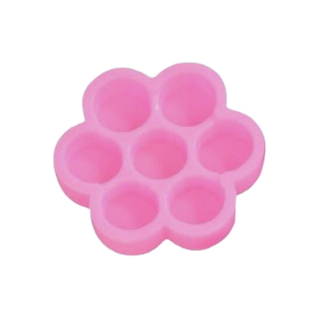 Nút hoa mai đựng keo nối mi với túi 25-50-100 nút