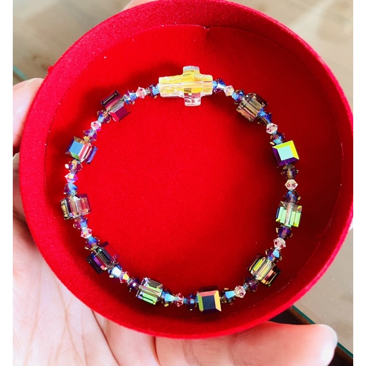 Vòng Tay-Chuỗi 10 Kinh Pha Lê Áo