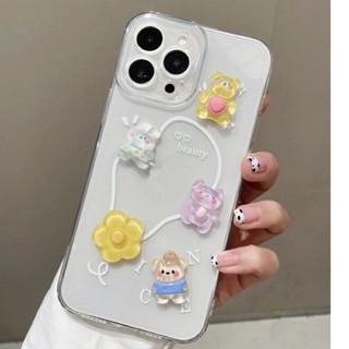 ✨Ốp lưng điện thoại iPhone hoạ tiết in nổi nhân vật hoạt hình dễ thương✨