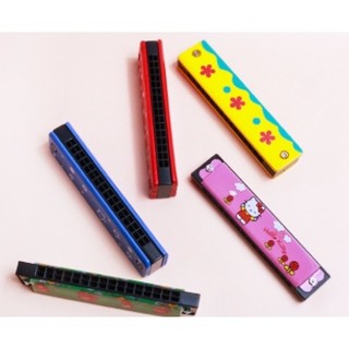 Kèn Harmonica đồ chơi 24 lỗ bằng gỗ cho bé
