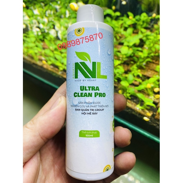 Sản Phẩm xử lý nước Ultra Clean Pro NVL 100ml